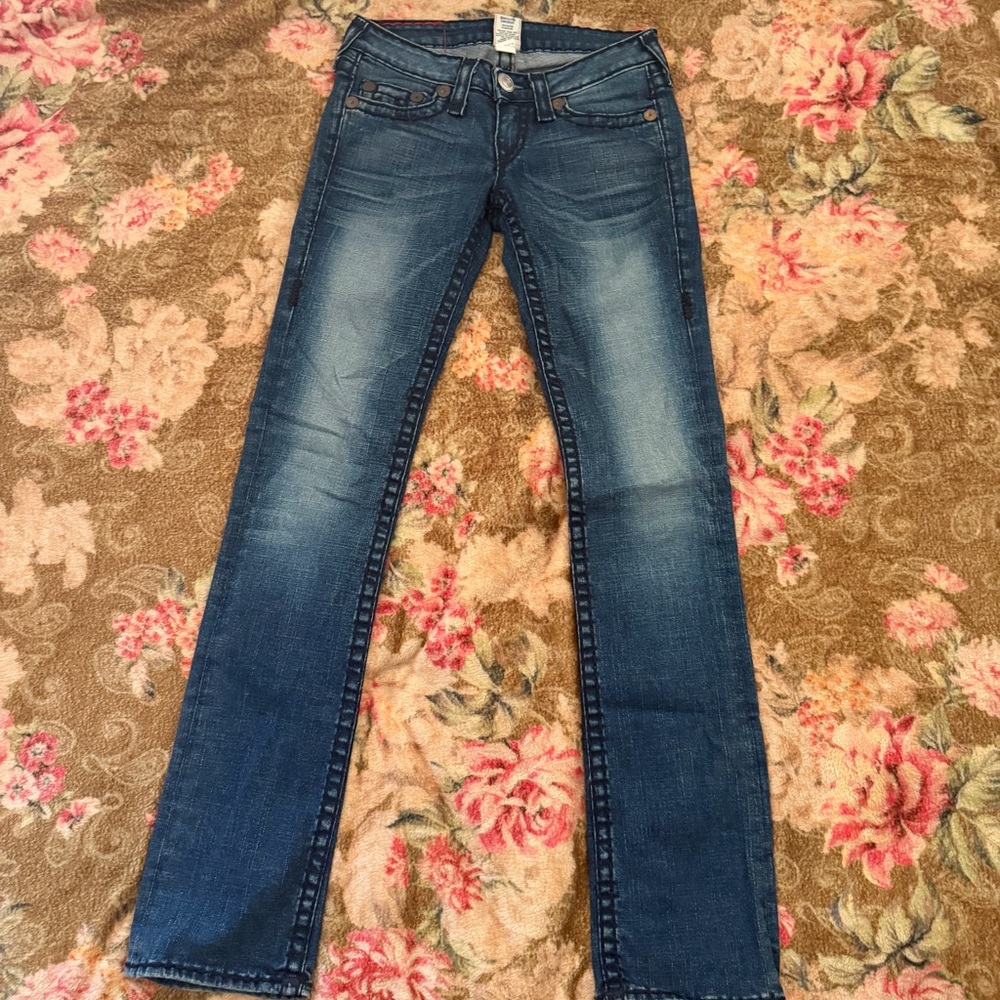 True Religion Dark Blue Women's Skinny Jeans